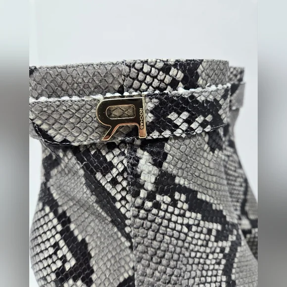 Rochas Python Embossed Boot Size 40 - Picture 11 of 12